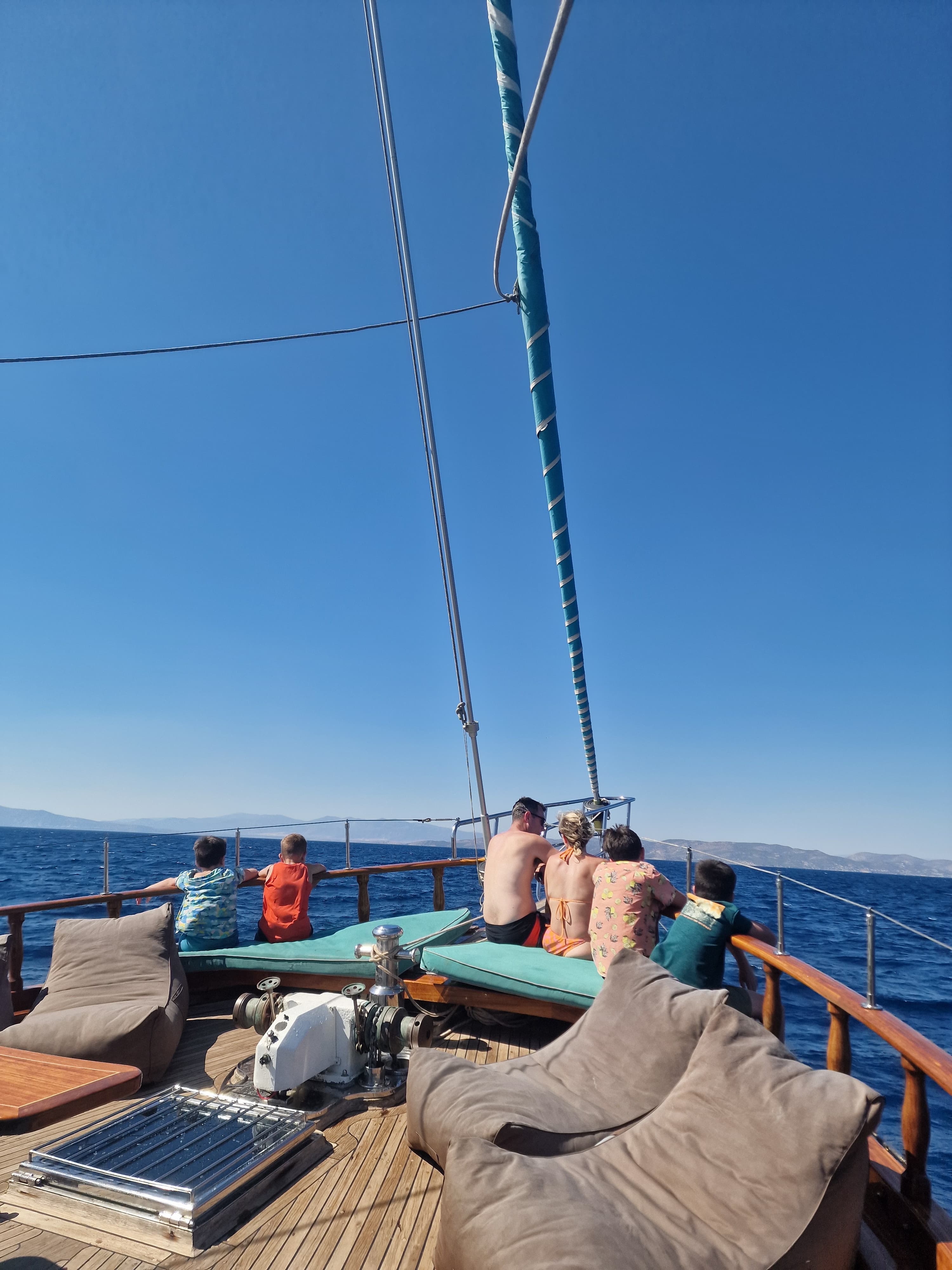 Relaxed atmosphere onboard